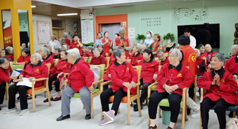 【义诊】5月11日，阜阳皮肤病医院参加红叶林老年护理院“关爱老人送温暖·尊老敬老美名传”志愿服务活动